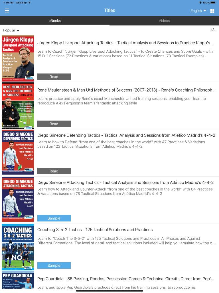 soccer tutor book