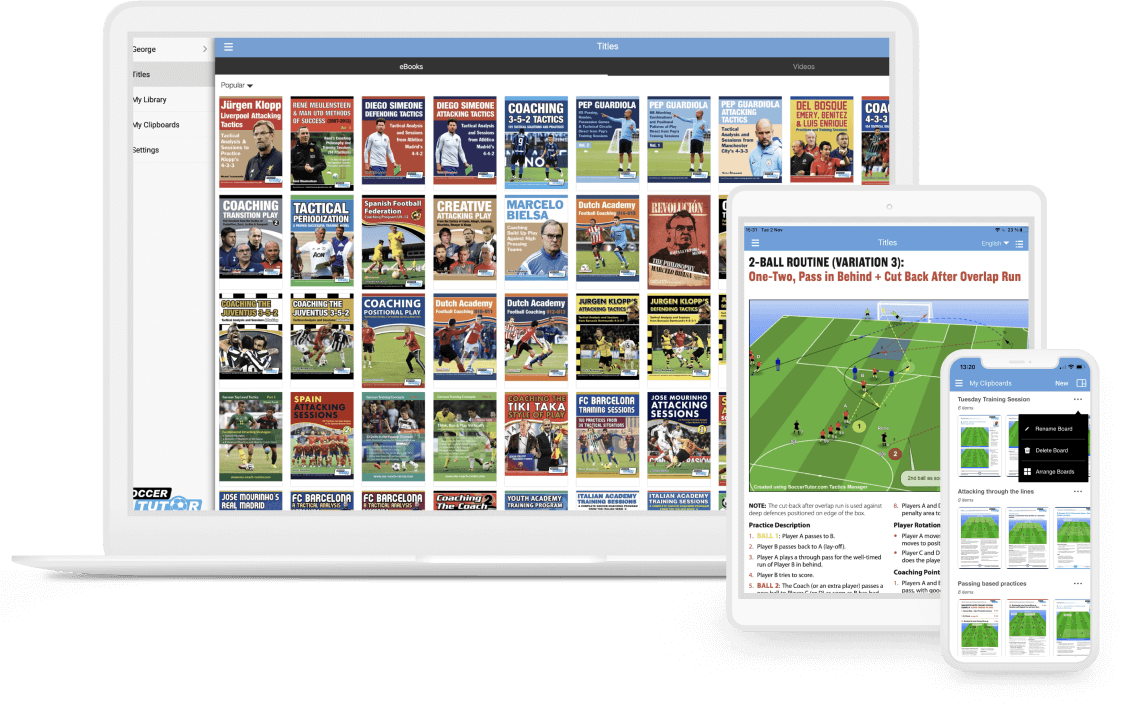 Soccer Tutor - Free Practices and Tactics from the World's Top Coaches