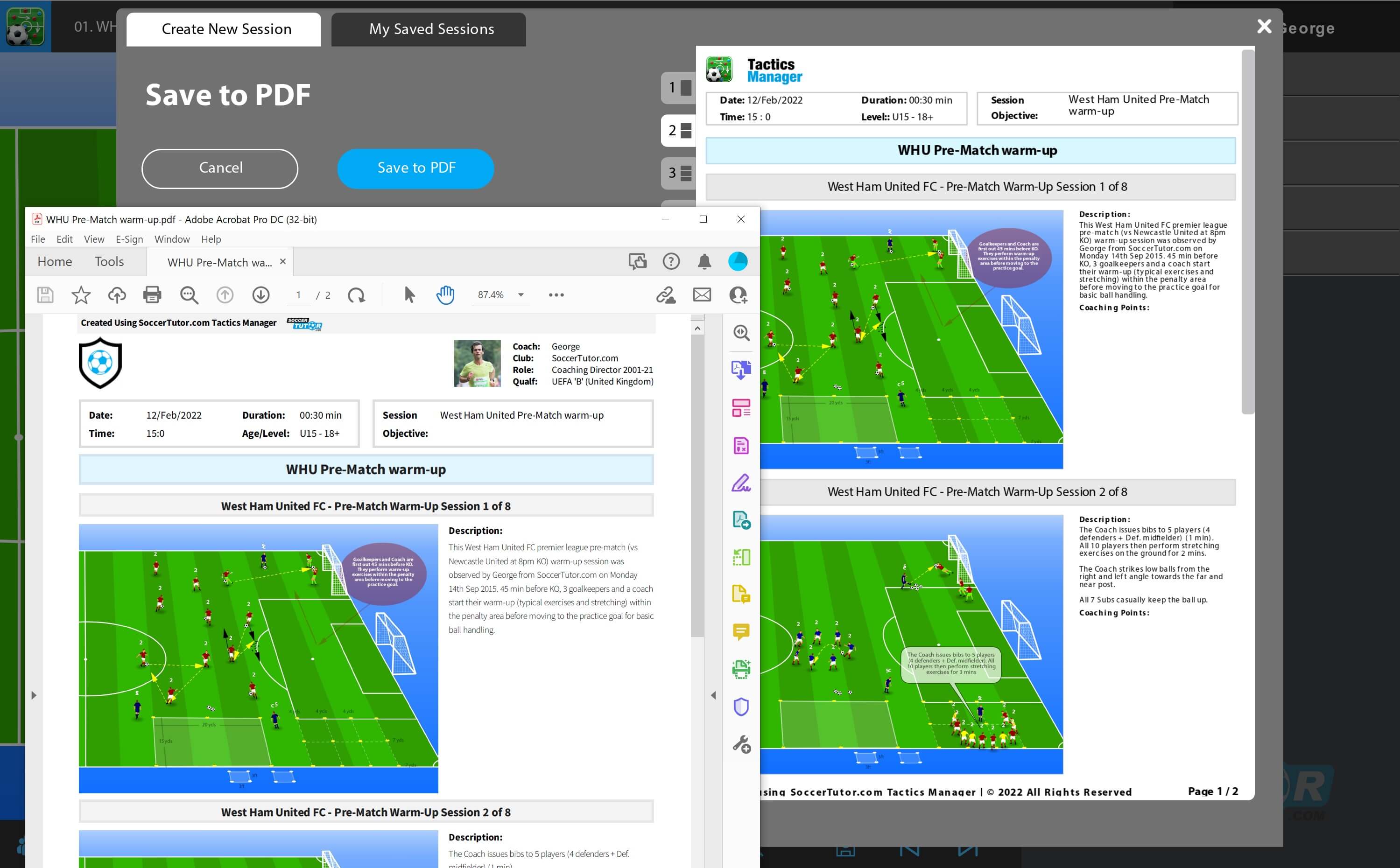 soccer tutor book